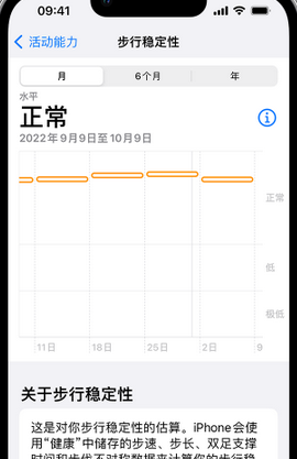 高安iPhone手机维修如何在iPhone开启'步行稳定性通知'