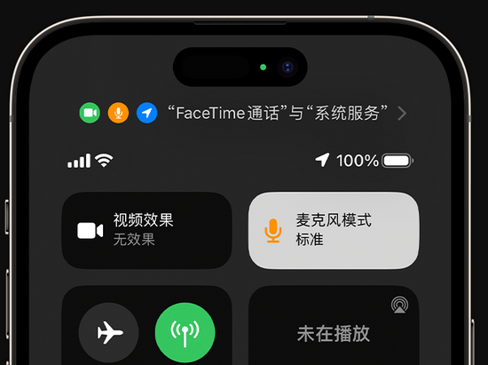 高安苹果授权维修网点分享iPhone在通话时让你的声音更清晰 