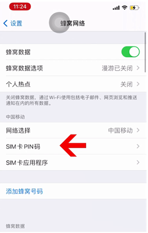 高安苹果14维修网分享如何给iPhone14的SIM卡设置密码 